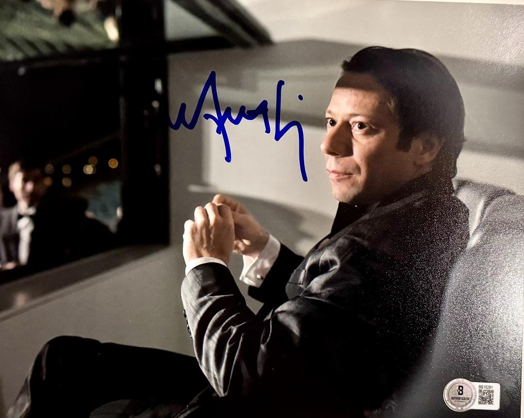 Mathieu Amalric Signed 8x10 Photo (James Bond) - Beckett COA